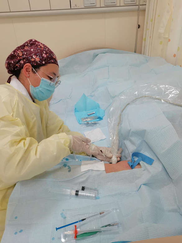 护理前沿超声引导下的plcc置管术